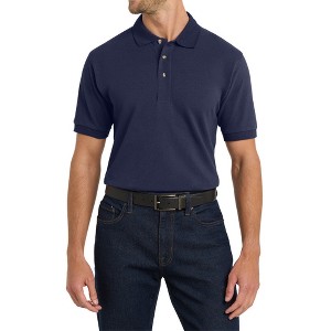 Mafoose Men's Tall Cotton Heavyweight Soft Pique Polo Short Sleeve Shirt - 1 of 4