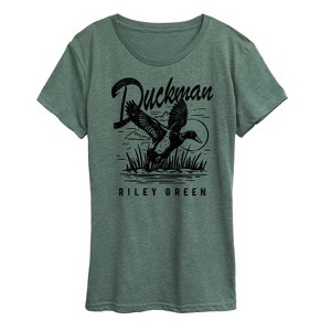 Women's - Riley Green - Duckman Short Sleeve Graphic T-Shirt - 1 of 4