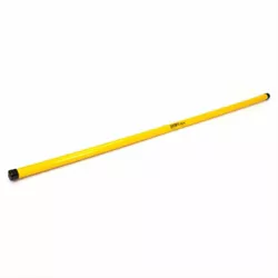 Prism Fitness 5 Pound Weighted Strength Training Smart Stick for Increasing Balance, Alignment, and Range of Motion in Hard to Reach Muscles, Yellow
