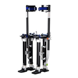 Drywall Stilts  24 to 40-inch Lightweight Aluminum Stilts for Adults  Put Up Drywall, Wallpaper, Painting, or Electrical by Stalwart (Black) - 1 of 4