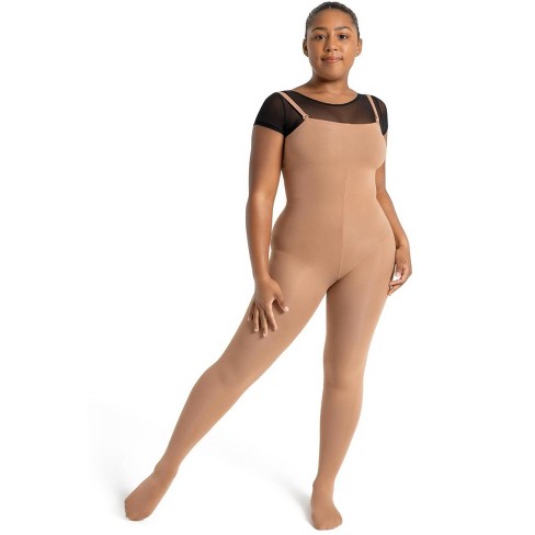 Capezio Suntan Women's Convertible Body Tight, Small/Medium