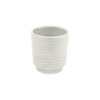 Cheung's Celadi White Rippled Ceramic Pot - Medium - 2 of 3