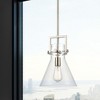 Newton Cone - 1 Light Stem Hung Pendant In Industrial Style-13.63 Inches Tall and 10 Inches Wide - 2 of 2