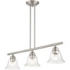 Livex Lighting Moreland 3 - Light Chandelier in  Brushed Nickel - 3 of 4
