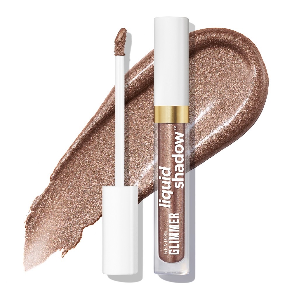 Photos - Eyeshadow Revlon Glimmer Liquid Shadow - Shimmer  - 201 On Cloud Shine - 0.10 fl oz 