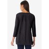 Jessica London Women's Plus Size Stretch Cotton Scoop Neck Tee - 3 of 4