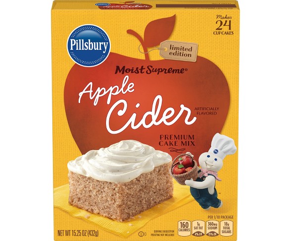 Pillsbury Apple Cider Cake Mix - 15.25oz