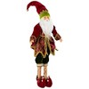 Northlight Elf Christmas Figure with Bendable Legs - 18" - Red and Green - image 3 of 4