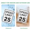 Unique Bargains Aluminum Weather Resistant Waterproof Rust Free Traffic Sign 1 Pc - 4 of 4
