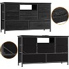 Jojoka 8 Dresser TV Stand with Power Outlet & LED Light, 55'' Wide TV Stand with 8 Deep Drawers - 4 of 4