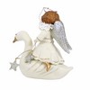 Dee Harvey 6.5 Inch Swan Lake Angel Christmas Halo Stars Wings Bird Figurines - 3 of 3