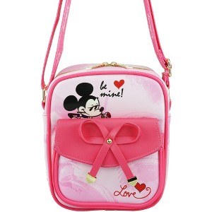 Disney Mickey Mouse 8" Vegan Leather Crossbody Shoulder Bag - 1 of 2