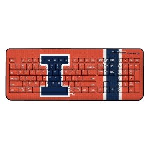 NCAA Big Ten Universities Stripe Wireless USB Keyboard - 1 of 4