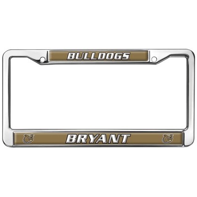 Bryant University Bulldogs Design Full Size Standard License Plate Metal Frame