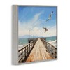 Stupell Industries Seagulls over Pier, 24" x 24" - 3 of 4