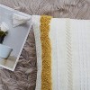 18*18in Tufted Pillow Cover Decorative Square Pillowcases with Tassels Soft Pillow Sham Cushion Case for Sofa Couch Bedroom Car Living Room - 3 of 4