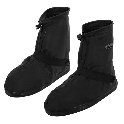Unique Bargains Rain Shoe Covers Unisex Waterproof Reusable Ankle High ...