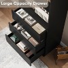 70.27 Inches Tall Bookcase with Drawers-Large Wooden Deep Bookshelf Storage Organizer,Ideal for Living Room,Kitche &Office - 4 of 4