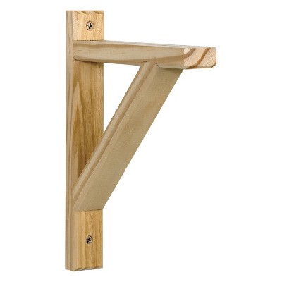 Wooden Bracket 15 X 17 X 2'' - Natural