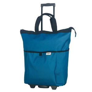 Olympia USA Carry-On Fashionista Multi-Purpose Rolling Shopper Softside Weekender Bag - 1 of 4
