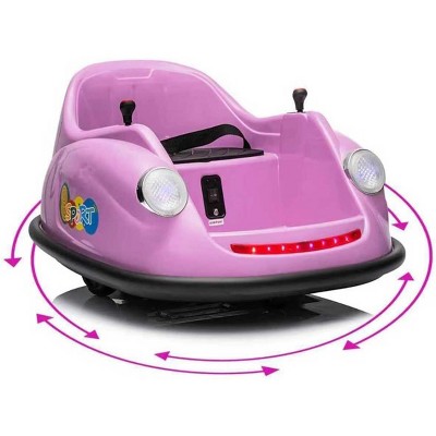 Acekool Kids Bumper Car – 360° Spin,Music, LED Lights, Parent Remote Control, Electric Ride-On for Toddlers