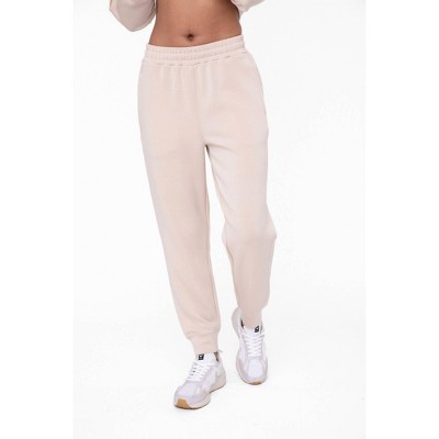 Women's Contrast Seam Joggers - mono b