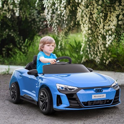 Blue 12V Electric Ride-On Car with Remote Control