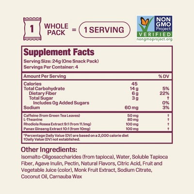 Lioness Energy Citrus Fruit Snacks - 3.4oz/4ct