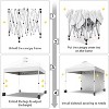 10x10 Pop Up Canopy Tent, Portable Instant Commercial Canopy with 1 Sidewall, Patio Tent with Vented Top, Roller Bag Sandbags Ropes and 8 Tent Stakes - 4 of 4