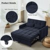 NicBex 52.8" Pull Out Sofa Bed,Modern Adjsutable Backrest Loveseat Sofa with 3 USB Ports & 2 Lumbar Pillowsm,Small Couch for Living Room - 2 of 4
