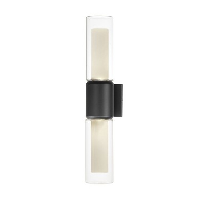 ET2 Lighting Dram 2 - Light Wall Light in  Black