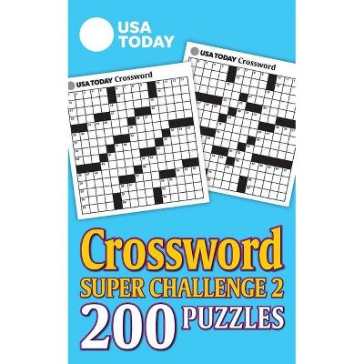 USA Today Crossword Super Challenge 2 - (USA Today Puzzles) by  Usa Today (Paperback)