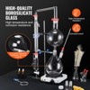 VEVOR Essential Oil Distillation Kit, 2000ml Distillation Apparatus, 3.3 Boro Lab Glassware Distillation Kit, 28 pcs Set,Transparent - 4 of 4