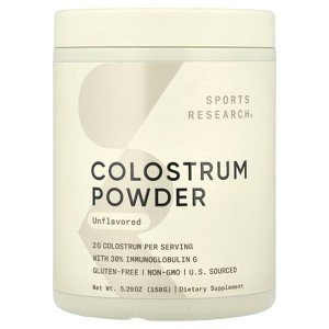 Sports Research Colostrum Powder, Unflavored, 5.29 oz (150 g) - 1 of 2