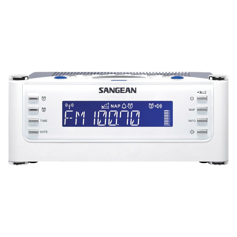 Sangean® AM/FM Atomic Clock Radio with LCD Display, 3 of 7