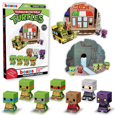 Funko Teenage Mutant Ninja Turtles Papercraft Activity Playset