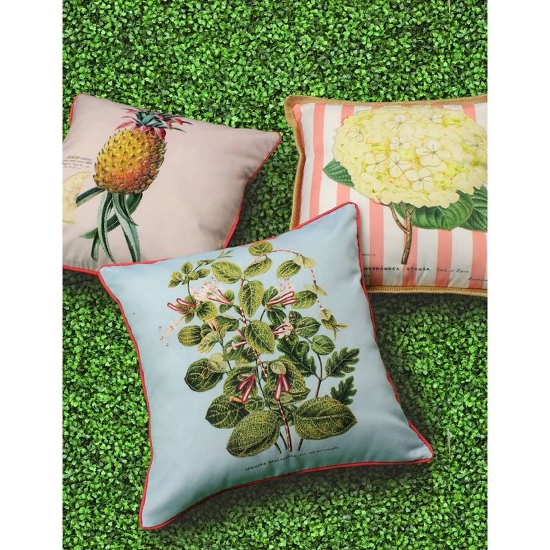 20&#34; x 20&#34; Leafy Floral Square Patio Throw Pillow - New York Botanical Garden, 3 of 8