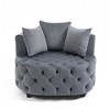 Furniture Classical Barrel Accent Chair, Modern Leisure Chair for Living Room, Bedroom, or Office - 2 of 4