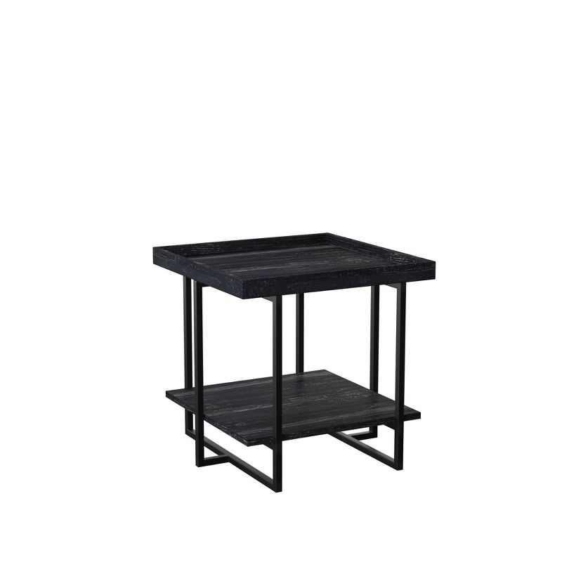 Franda Tray Top End Table Black - miBasics, 1 of 9