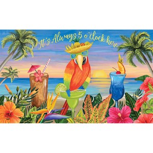 Briarwood Lane Doormat 30x18 Indoor Outdoor Always 5 O'clock Summer For Summer Doormat - 1 of 4