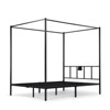 COMHOMA Metal Canopy Bed Frame with Movable Charging Station, King/Queen/Full Size - 2 of 4