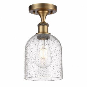 Bella - 1 Light Semi-Flush Mount In Industrial Style-10.75 Inches Tall and 5.5 Inches Wide - 1 of 1