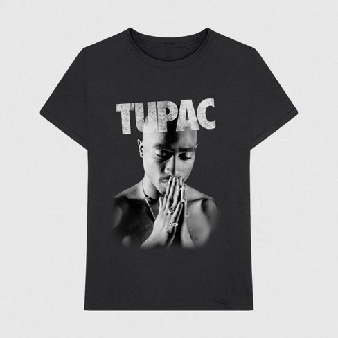 Men's Tupac Short Sleeve Graphic T-Shirt - Black S