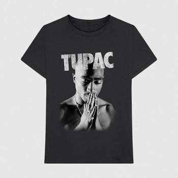Men's Tupac Short Sleeve Graphic T-Shirt - Black