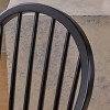 Set of 2 Tilbury Farmhouse Barstool Black - Christopher Knight Home: Rubberwood Slat Back, 29.2" Seat Height - 3 of 4