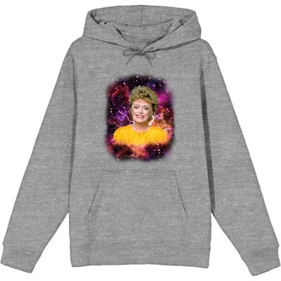 Golden Girls Blanche Galaxy Headshot Long Sleeve Unisex Adult Hooded Sweatshirt