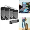 GustoWave Ultralight Suitcase Organiser Bags Set - 5 Expandable Packing Cubes for Travel Essentials, Carry-on Luggage Suitcase - 3 of 4