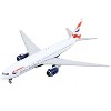 Boeing 777-200ER Commercial Aircraft "British Airways" White with Tail Stripes 1/400 Diecast Model Airplane by GeminiJets - 2 of 3