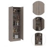 NicBex 5 Shelves File Cabinet with Double Door Cabinet,Office Cabinet with Spacious Tier-Shelving Design,Filing Cabinet for Home Office - 2 of 4