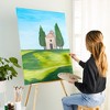 Bright Creations 2 Pack Stretched White Canvas Boards for Painting for Acrylic, Oil Paints, 30x40 In - 2 of 4